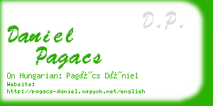 daniel pagacs business card